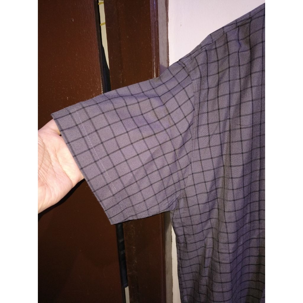 preloved kemeja flanel ukuran XXL lengan pendek