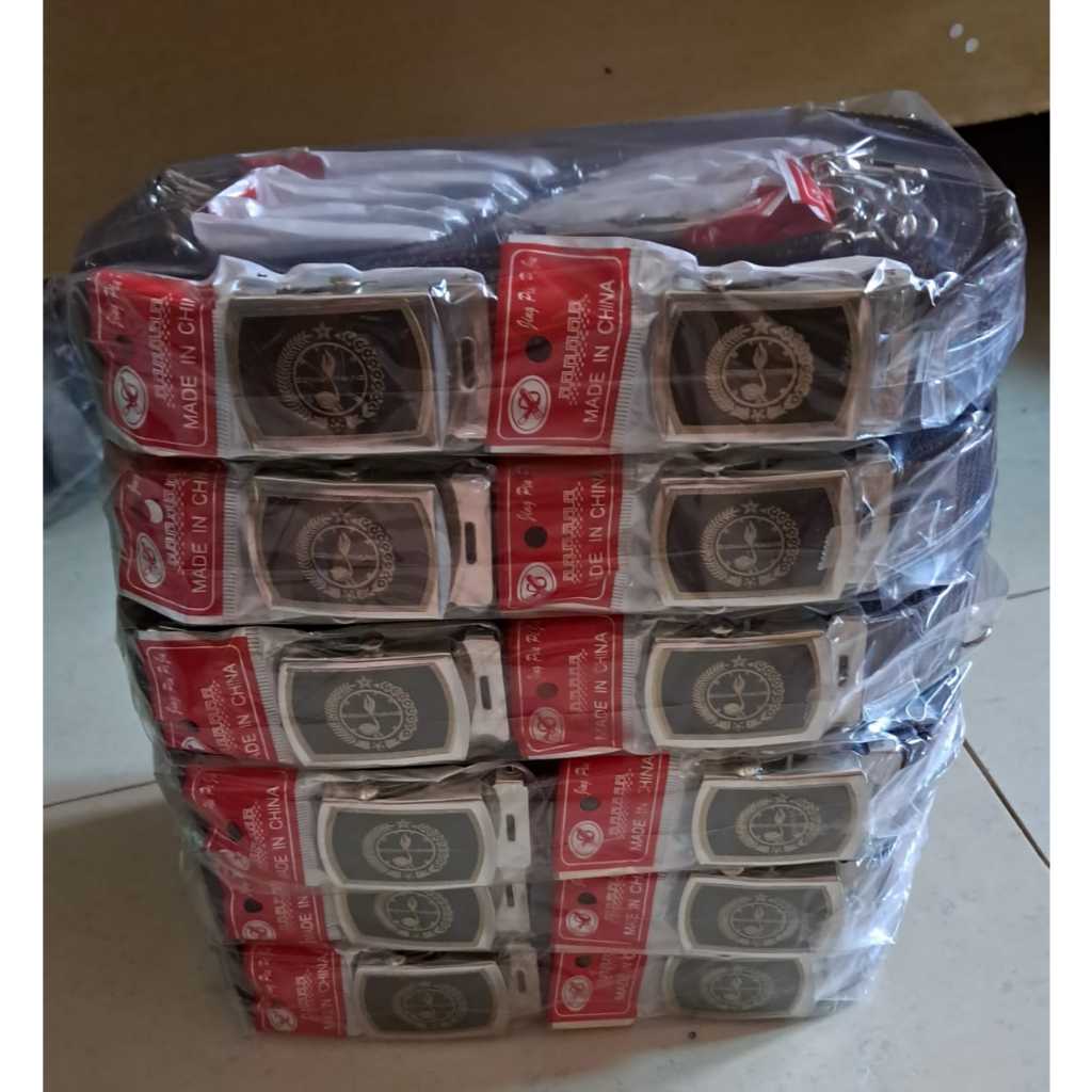 GROSIR 12 PCS Gesper Sekolah SD, SMP, SMA, Pramuka