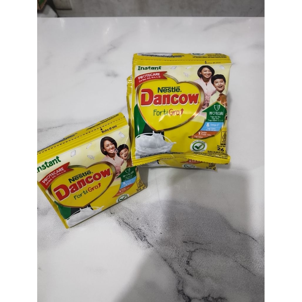 SUSU DANCOW SACHET 26GRAM / SUSU INSTAN DANCOW FORTIGRO 26GRAM 1PCS