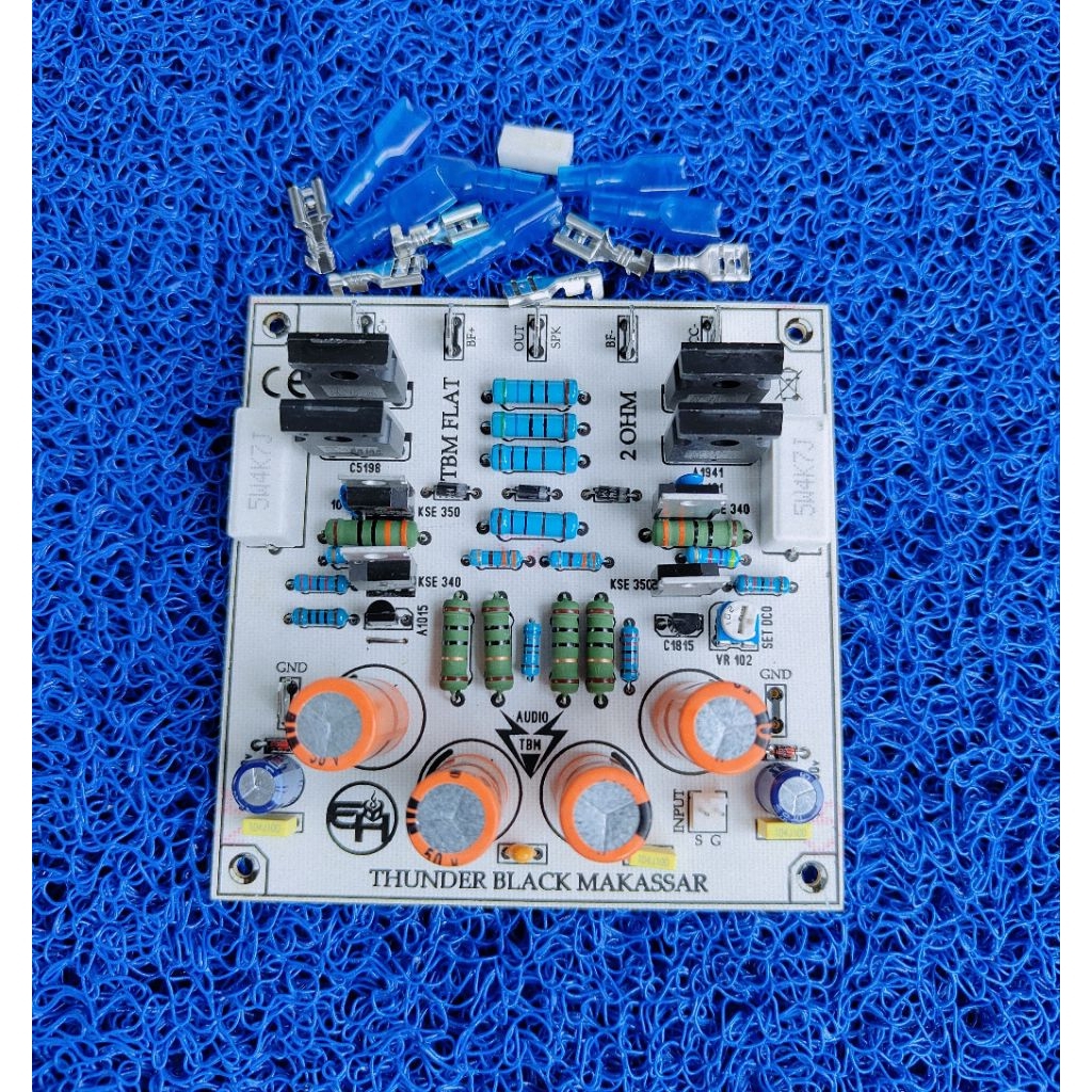 Kit power tbm 2 ohm Flat mid low / low mid tebal padat joss