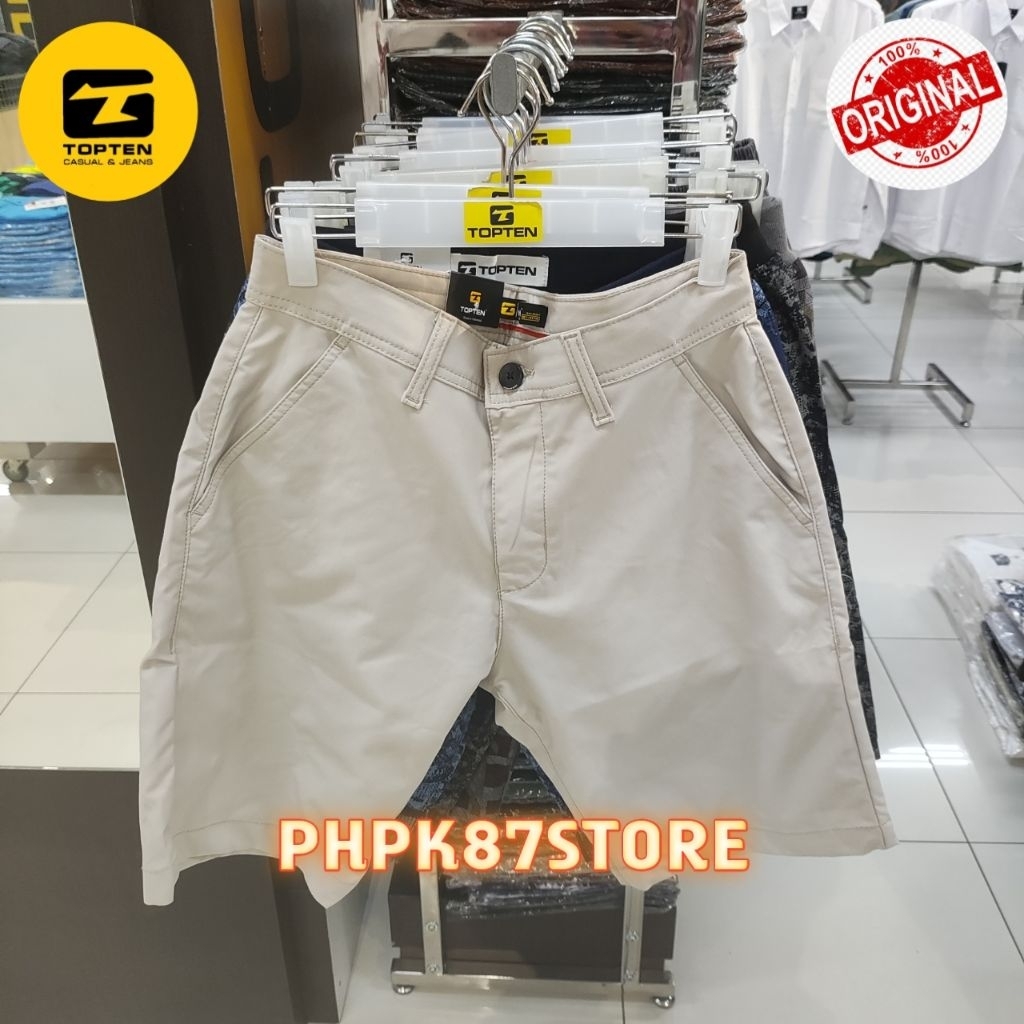 CELANA PENDEK RIB TOPTEN ORIGINAL PRIA