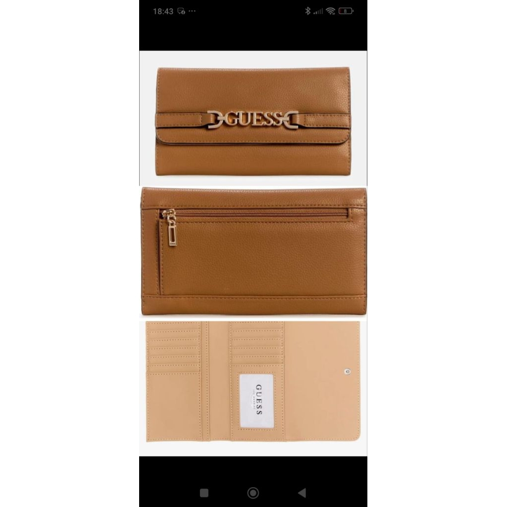 GUESS DOMPET LIPAT TIGA ORIGINAL