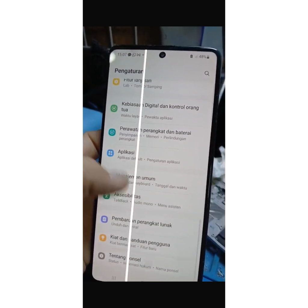 lcd samsung a71 original copotan