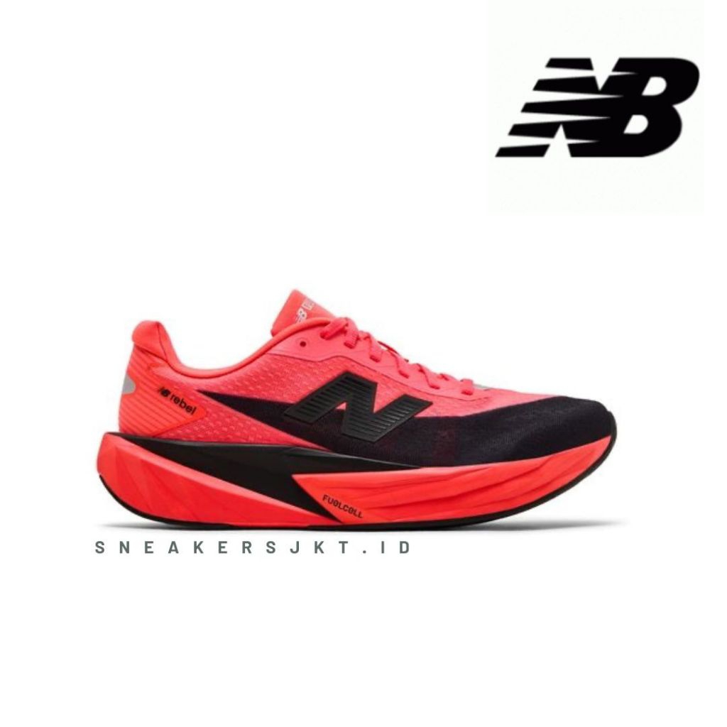 Sepatu NB ( Balance) FuelCell Rebel V5 ' Red Black Original Matrial Quality