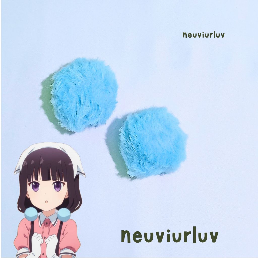 (acc cosplay) ACC Rambut Maika Sakuranomiya Blend S