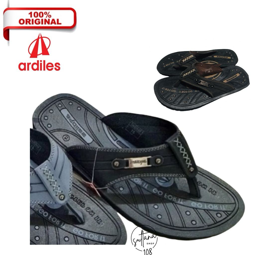 sandal jepit pria sandal kulit kalep ARDILES RAKUZAN TERBARU