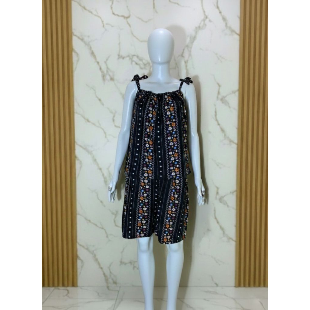 Setelan Yukensi/Setelan Yuke Tali/Setelan Yuke Ruffle/Setelan Pendek Rayon/Setelan Sexy/Setelan Wani