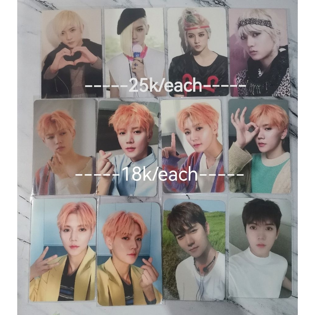 Photocard Nu'est official Hwang Minhyun Baekho JR Kom Jonghyeon Nuest