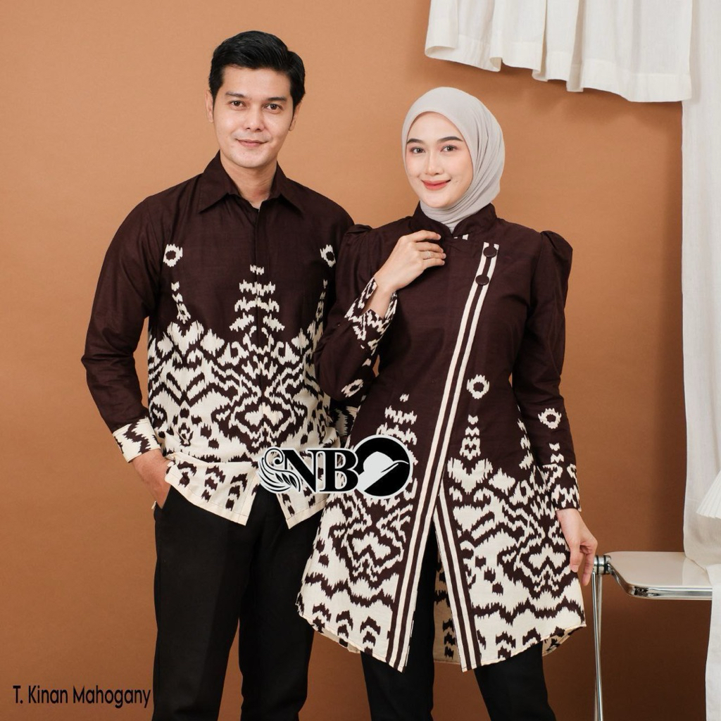 Batik Couple Pasangan Atasan Batik Sarimbit Baju Tunik couple