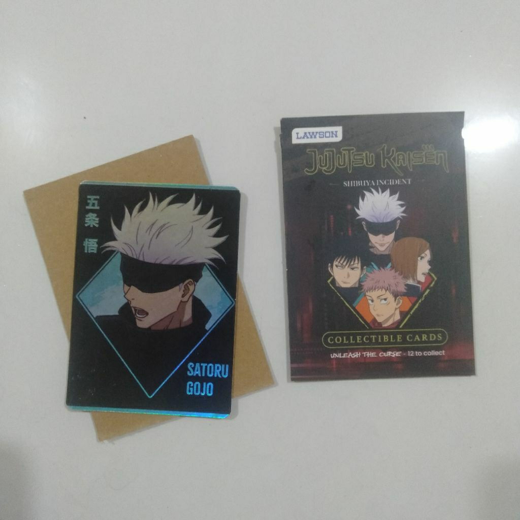 PhotoCard Satoru Gojo Jujutsu Kaisen x Lawson
