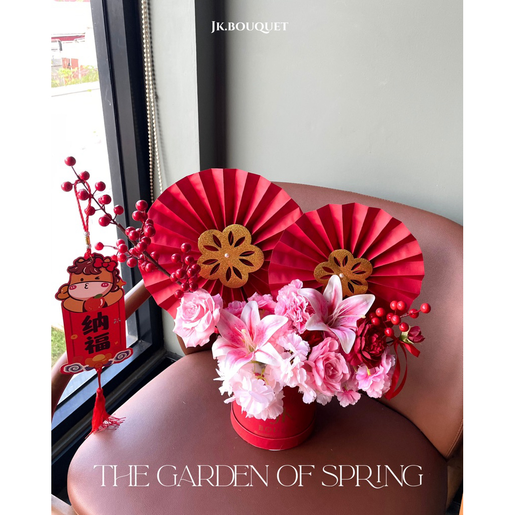 [READY = LANGSNG KIRIM] J6 / The Garden Of Spring / Hampers / CNY Bloom Box / hadiah imlek medan