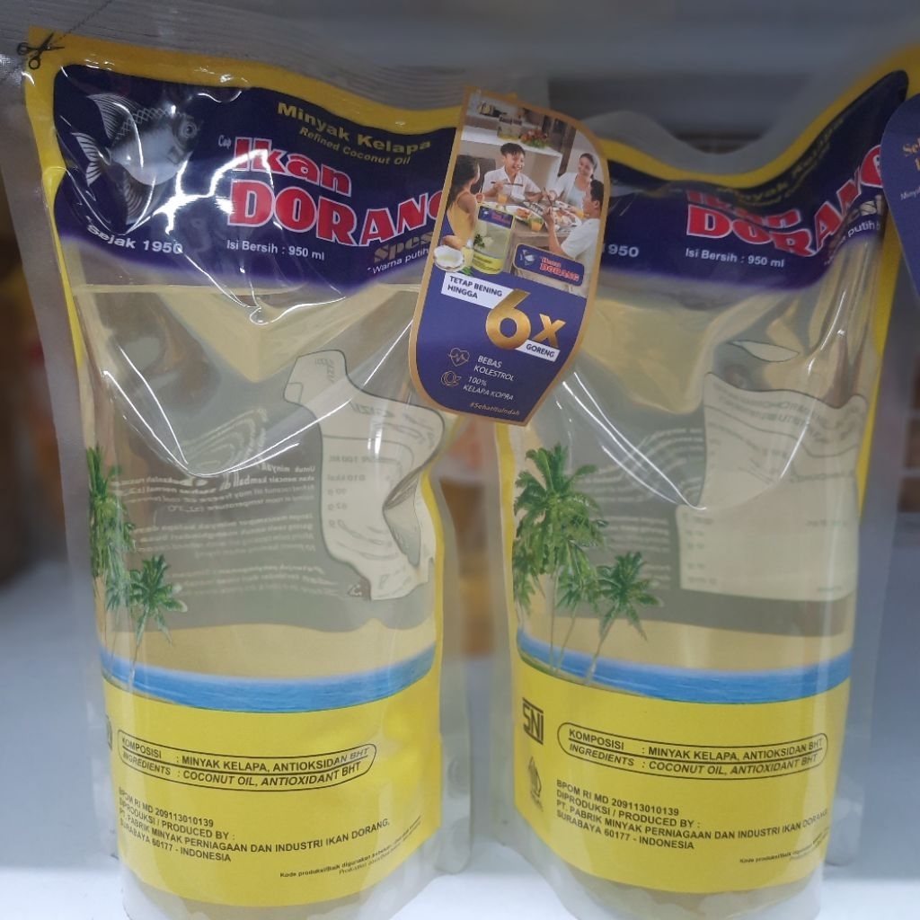 Minyak Goreng Kelapa Ikan Dorang 950ml
