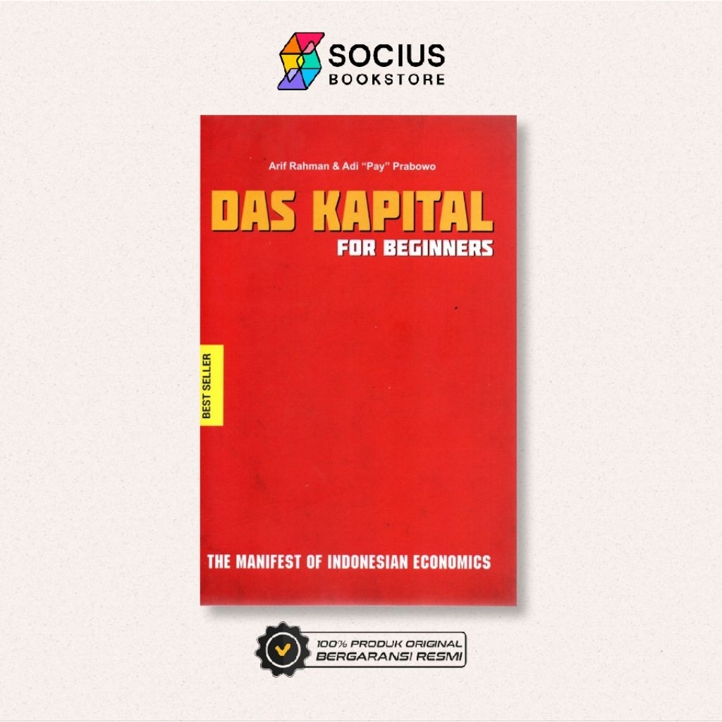 BUKU BEST SELLER SOSIAL POLITIK [ ORIGINAL ] DAS KAPITAL FOR BEGINNERS - ARIF RAHMAN - NARASI - SOCI