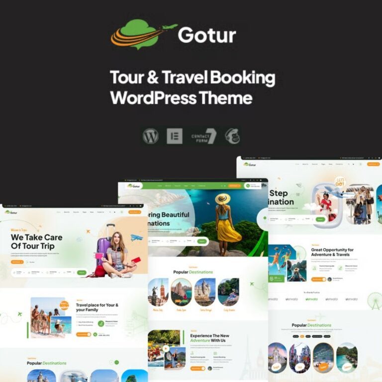 Gotur – Tour & Travel Booking WordPress Theme