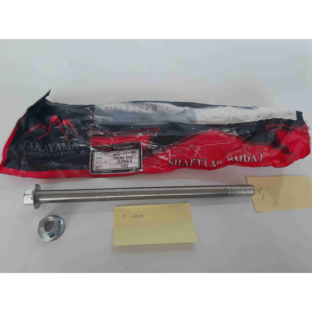 As Roda Depan+Mur Supra-X Gl-Pro/Beat20/Vixion/ Var125/Var150 Takayama Ori [44301-KEV-880]