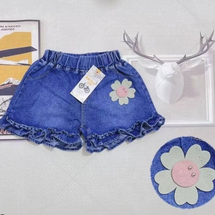 Hotpants anak 2-6 tahun Perempuan Import Liburan Lebaran Ootd Santai