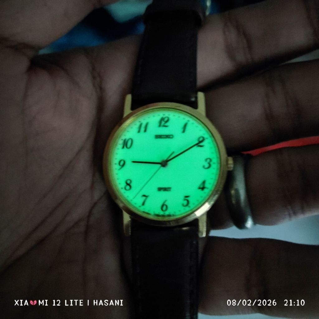seiko spirit full lume rare