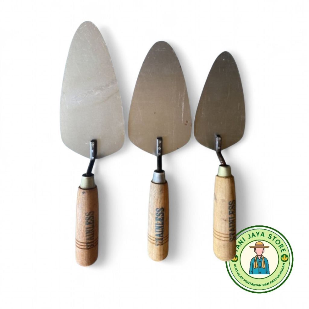 Cetok Semen Stainless Anti Karat Cetok Tukang Bangunan Kuat dan Awet