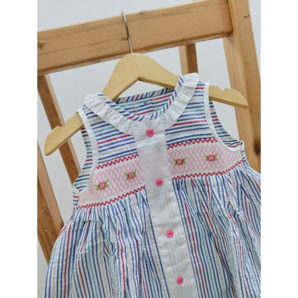 smocked set strawberry