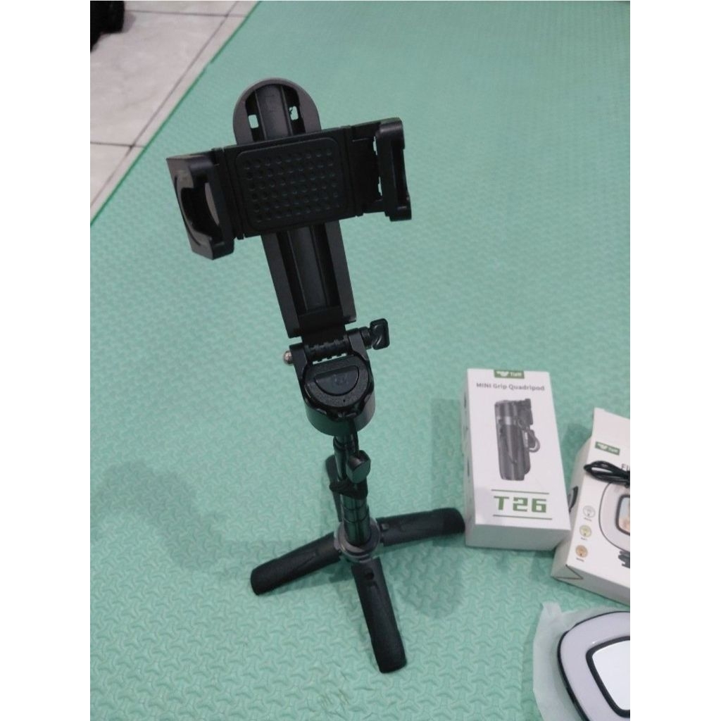 [preloved] Tripod mini TNW + 1 lampu