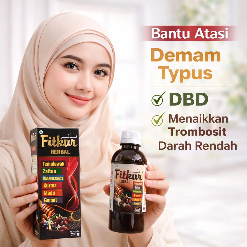Fitkur Herbal 280gr | Madu Kurma Habbatussauda Temulawak untuk Daya Tahan Tubuh