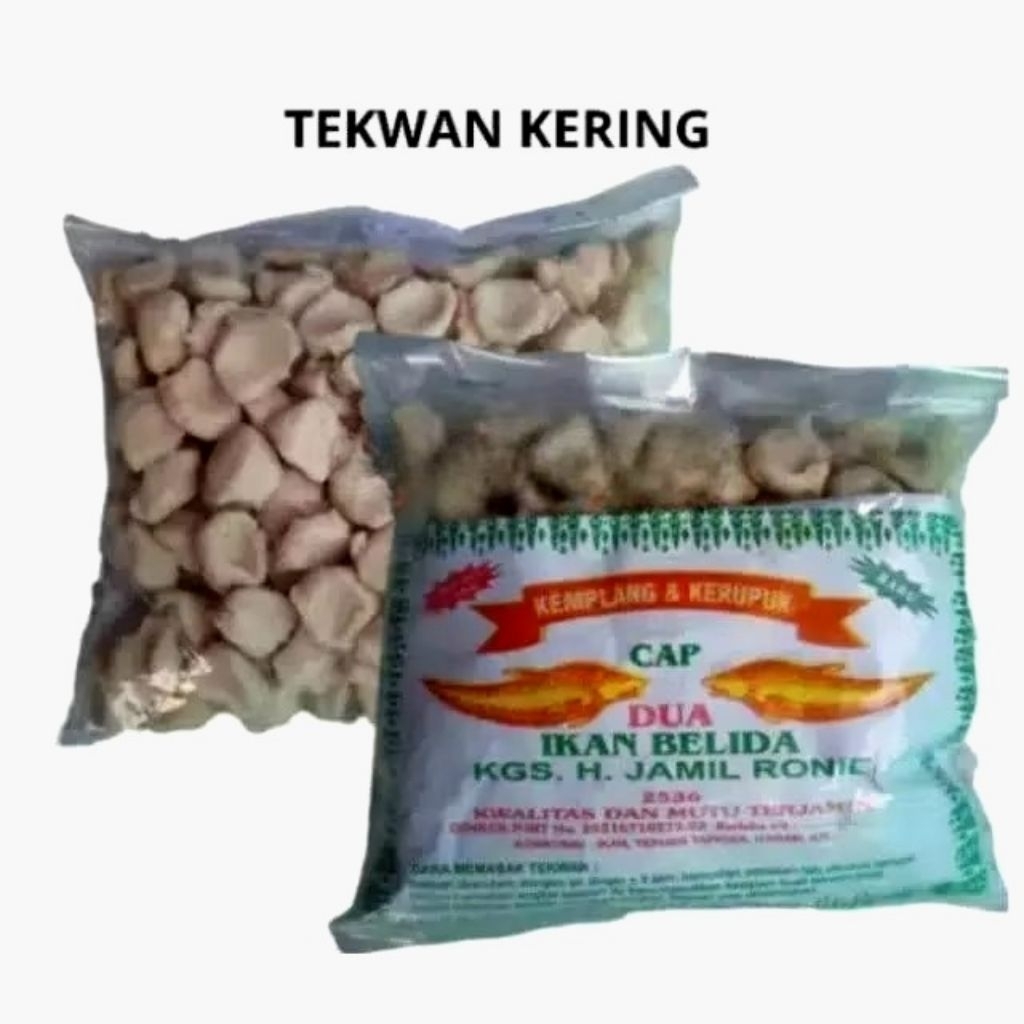 1 kg Tekwan kering tekwan Palembang + bumbu kuah / tekwan frozen / tekwan vacum / makanan instan