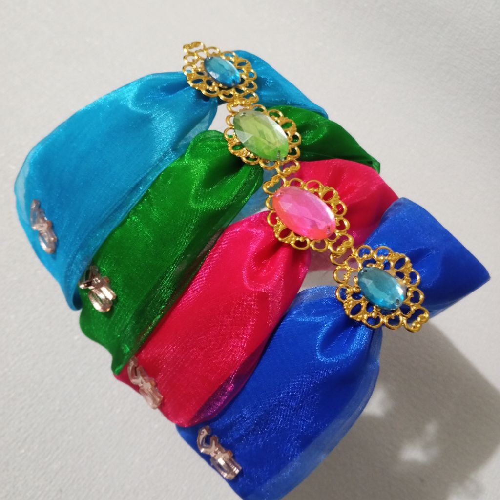 bando princess Jasmine warna warni aksesoris princess Jasmine cosplay bando pesta anak perempuan dan
