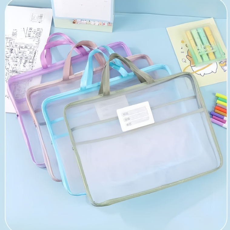 ST005 Tas Dokumen A4 Besar Map Dokumen File Folder Kapasitas Besar Tas Penyimpanan Serbaguna