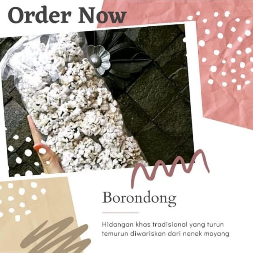 Borondong ketan asli