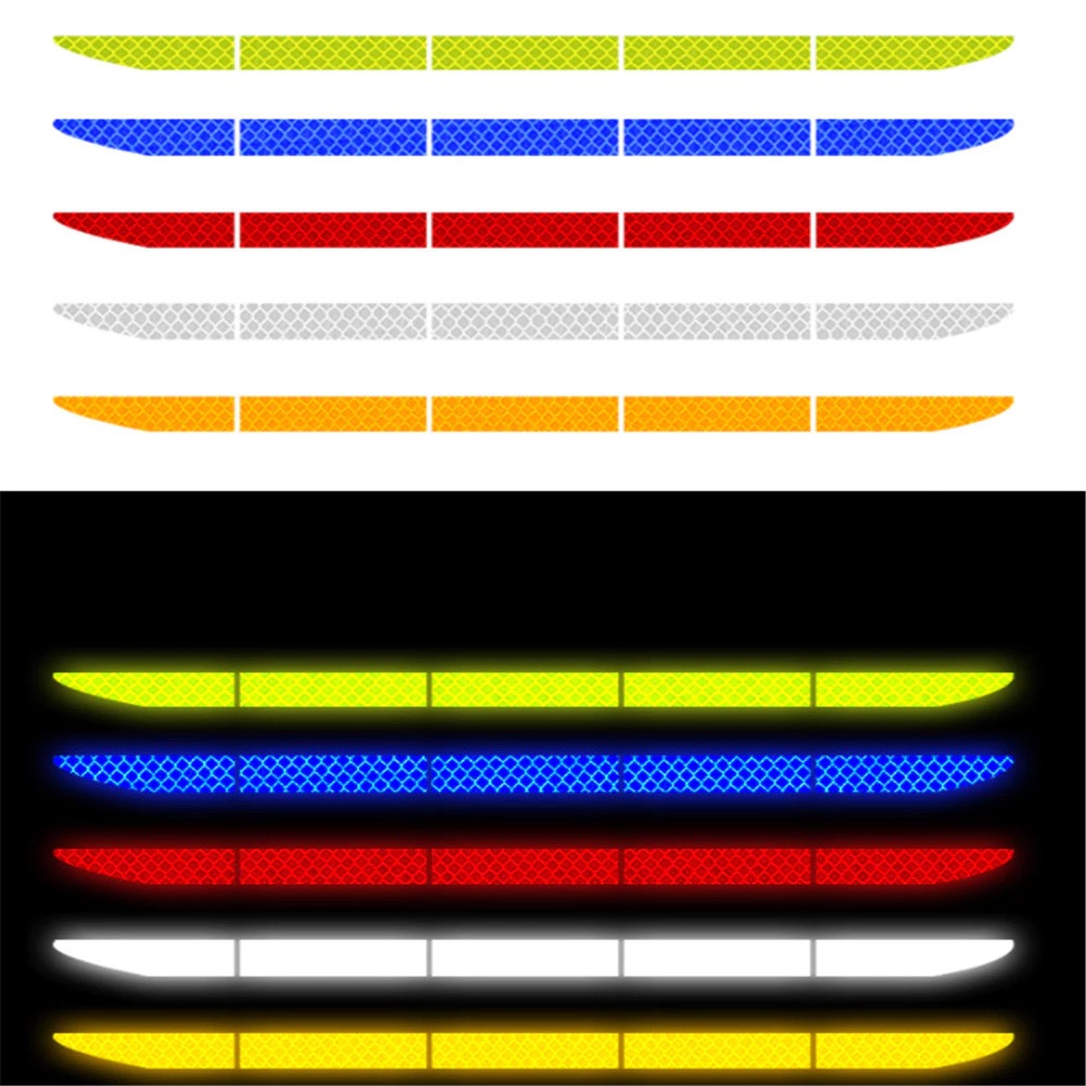 COD 90Cm 5PCS/Set Stiker Bumper Body Belakang Mobil Truck Mata Kucing Reflektor Stiker Sticker Bampe