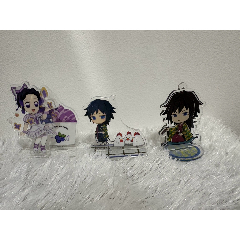 Demon slayer kimetsu no yaiba acrylic stande plushie hikkake Tomioka Giyu | Kocho shinobu