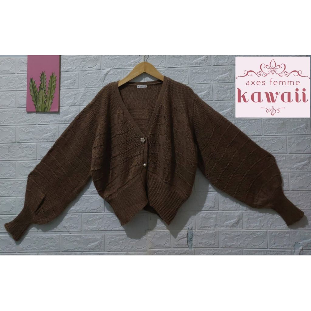 Axes Femme Premium Baloon Cardigan