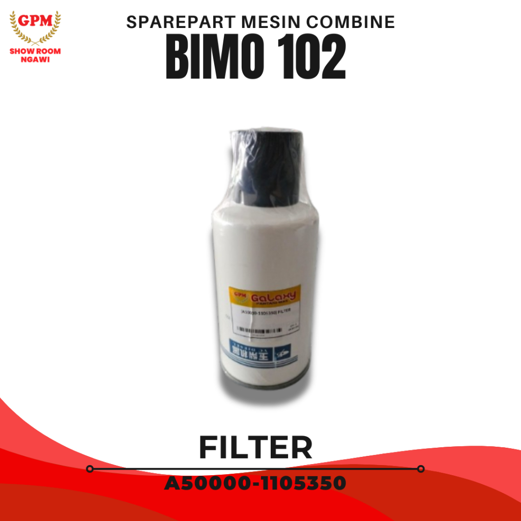 Sparepart Filter A50000-1105350 untuk Mesin Panen Padi Combine Harvester BIMO 102 110