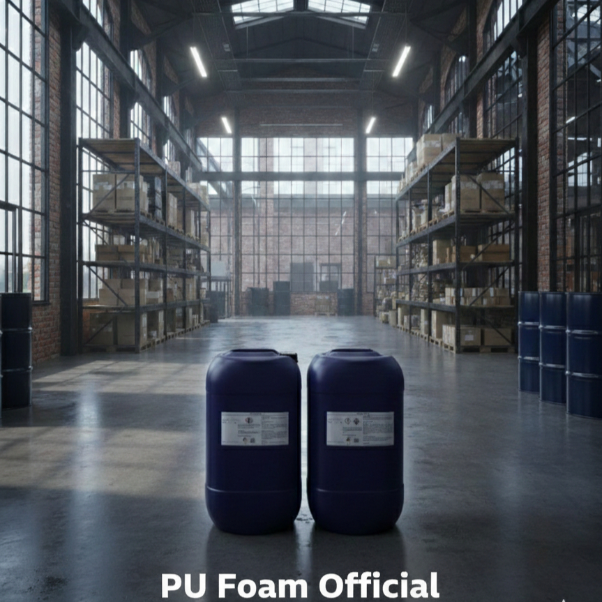 Polyurethane Foam A 20 kg & B 22 kg reaksi 30 detik plus packing kayu