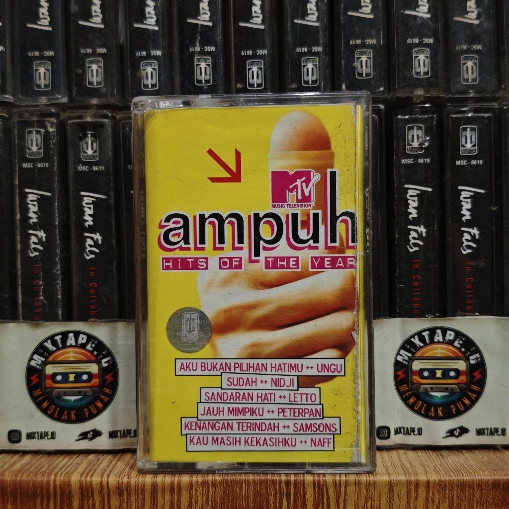 Kaset - MTV Ampuh - Hits Of The Year - Kompilasi Indonesia - Ungu, Nidji, Letto, Peterpan, Samsons, 