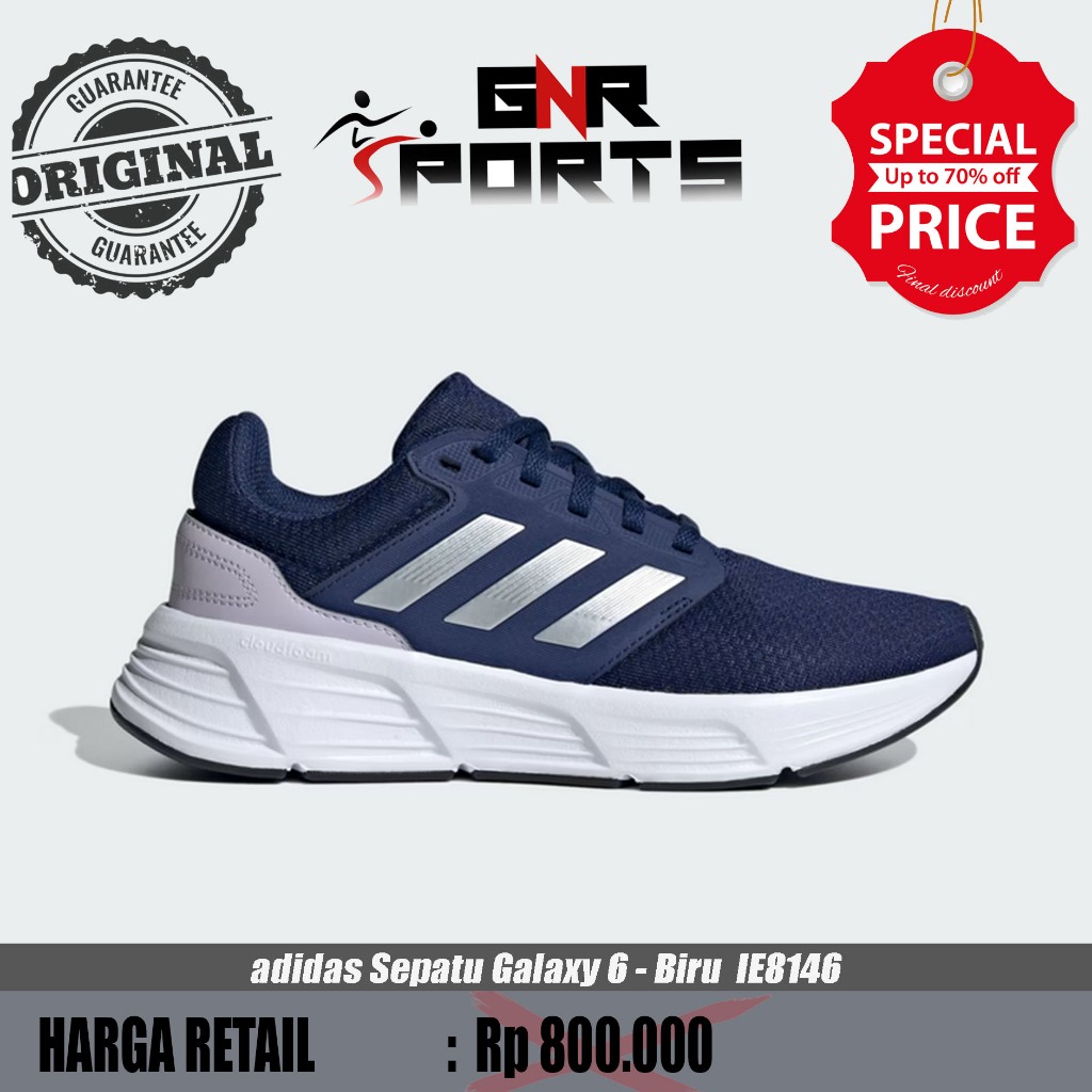 Sepatu adidas Sepatu Galaxy 6 - Biru IE8146 Women's Original 100%
