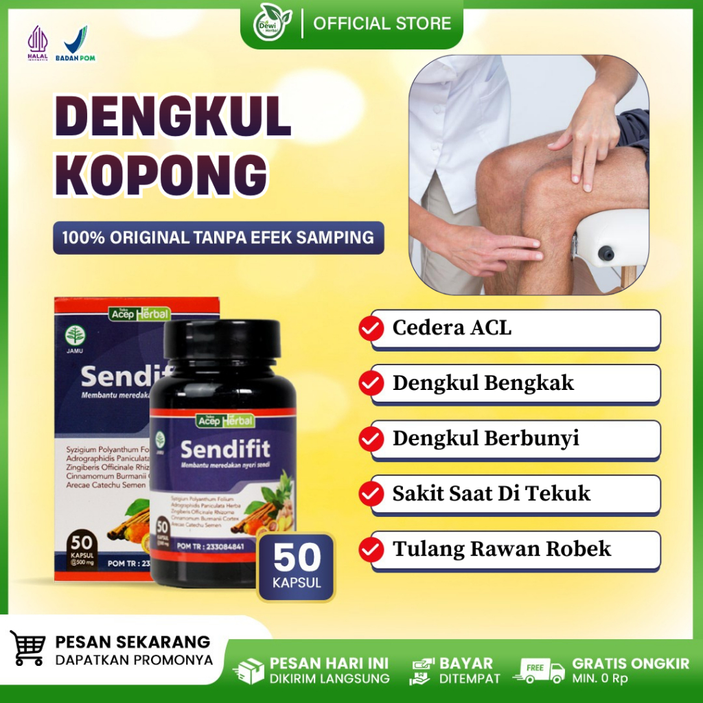 Obat Nyeri Dengkul Kopong, Sakit Saat Ditekuk, Dengkul Bengkak Bunyi Krek, Cedera ACL - Tulang Rawan