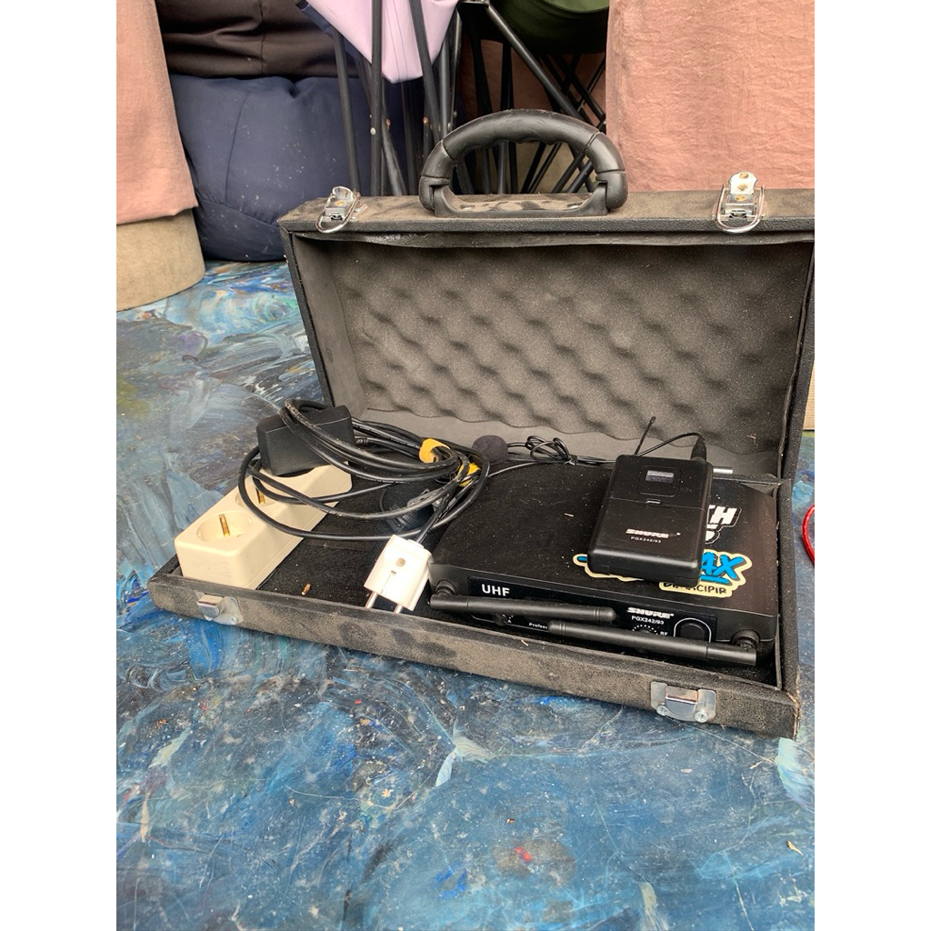 Mic Shure + Hardcase untuk saxophone second