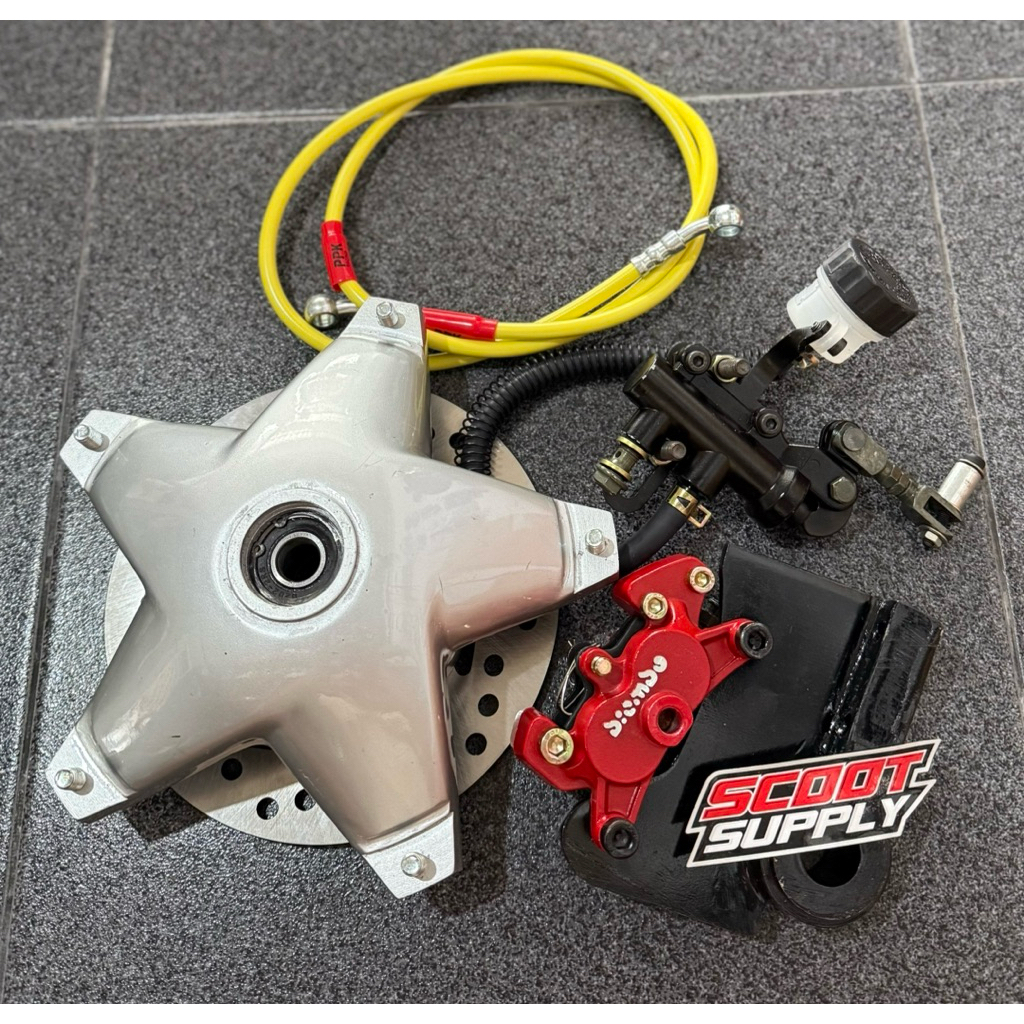 Cakram Vespa Ring 10 Tromol Bintang Set Vespa PX Exclusive Excel Strada Spartan As Besar Fork 2
