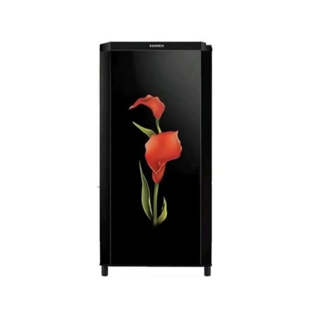 Kulkas 1 Pintu 170 Liter SANKEN V177F-RD Lemari Es / Refrigator 170L V177F