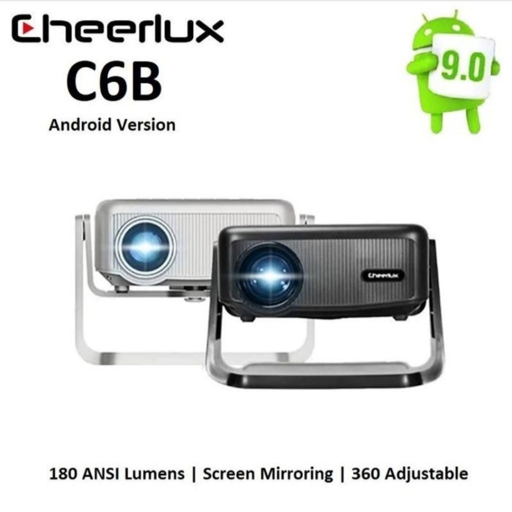 Projector Cheerlux C6B wifi android - infocus Cherlux murah mini