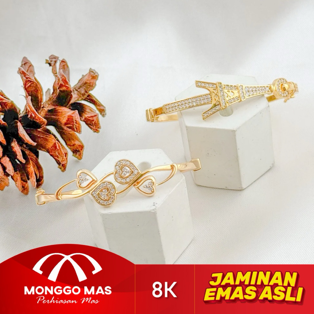 PROMO Gelang Oval Mata Mas Stw 375 (8k)