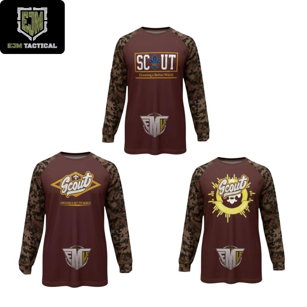 kaos scout loreng pramuka