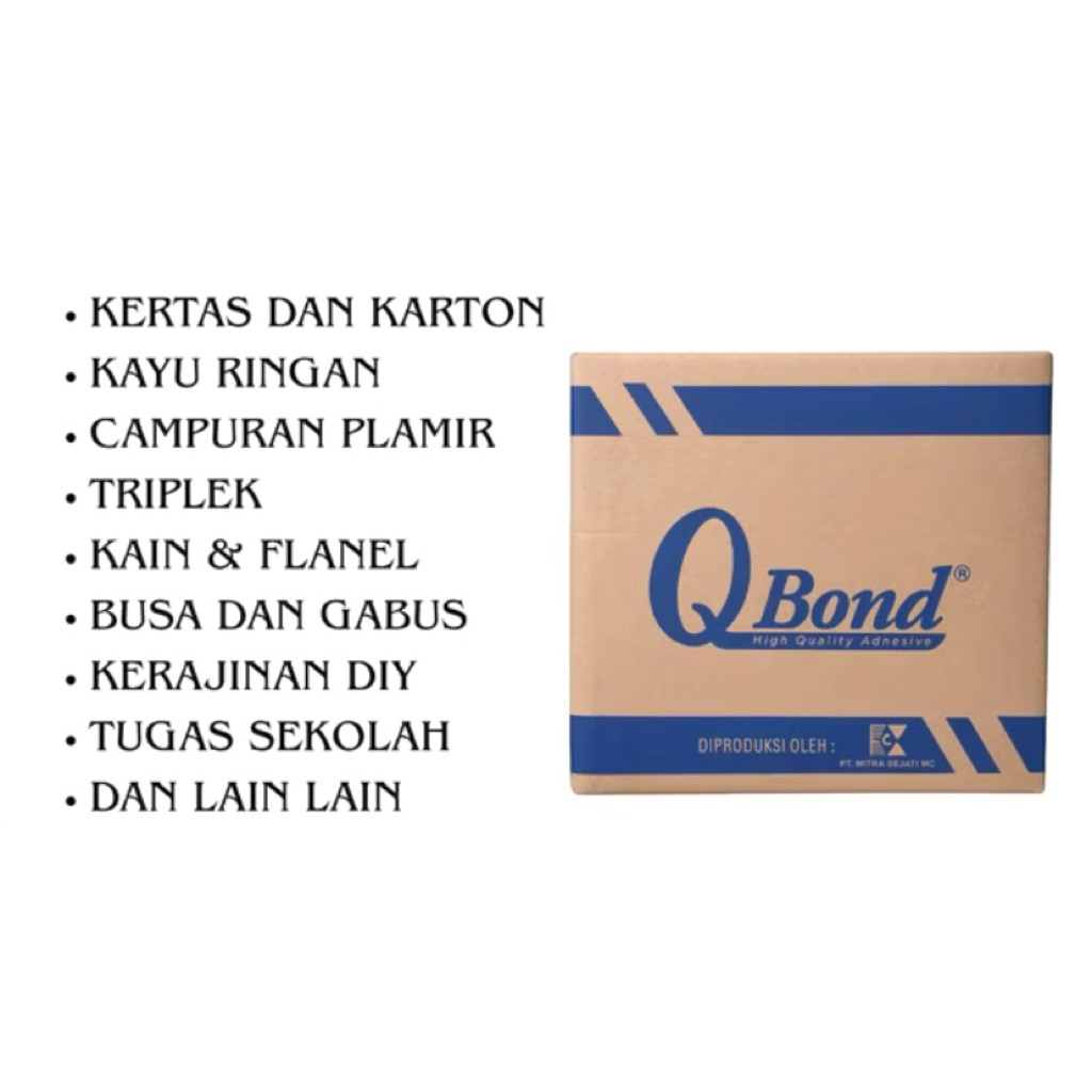 Lem Supra | Lem Q Bond PVaC Serbaguna 5kg