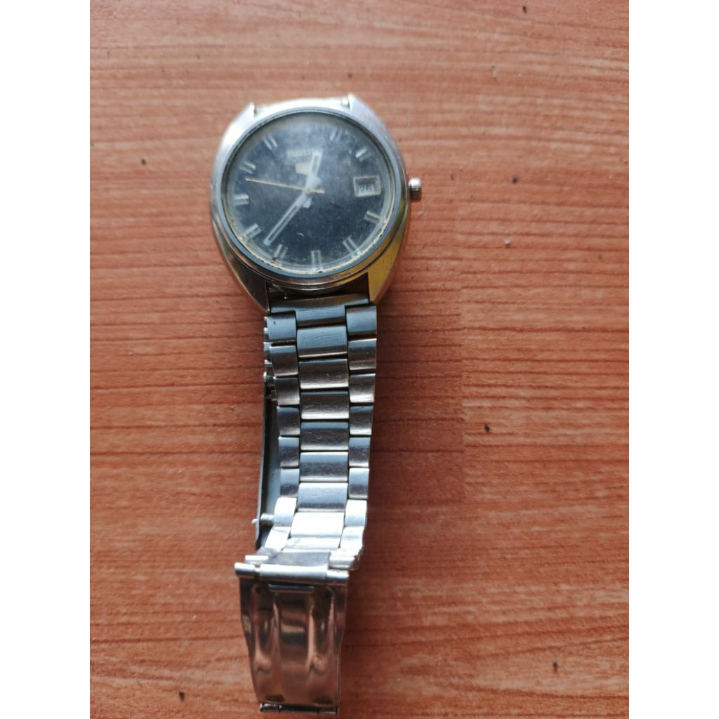 jam tangan jadul merk seiko 5 japan otomatis antiq