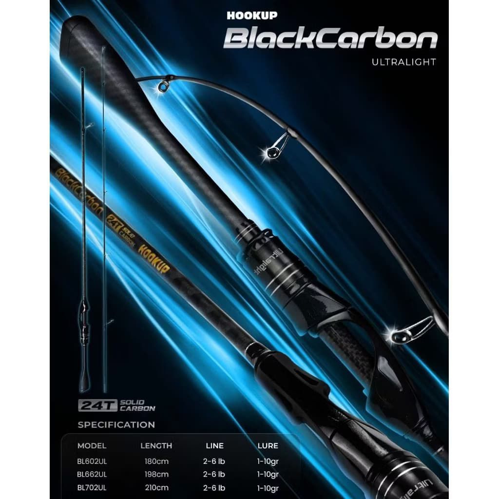 Joran ultralight hookup black carbon top solid carbon