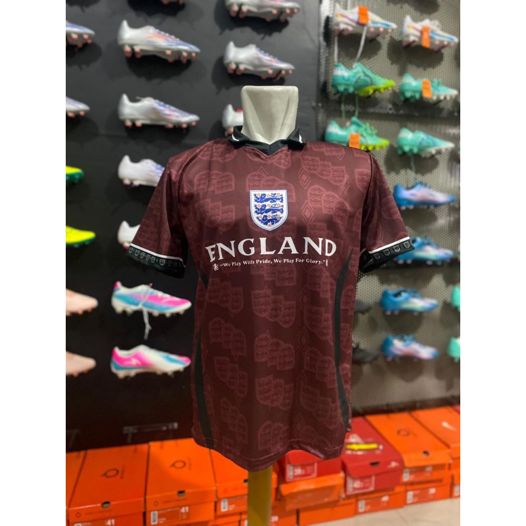 jersey vintage england maroon