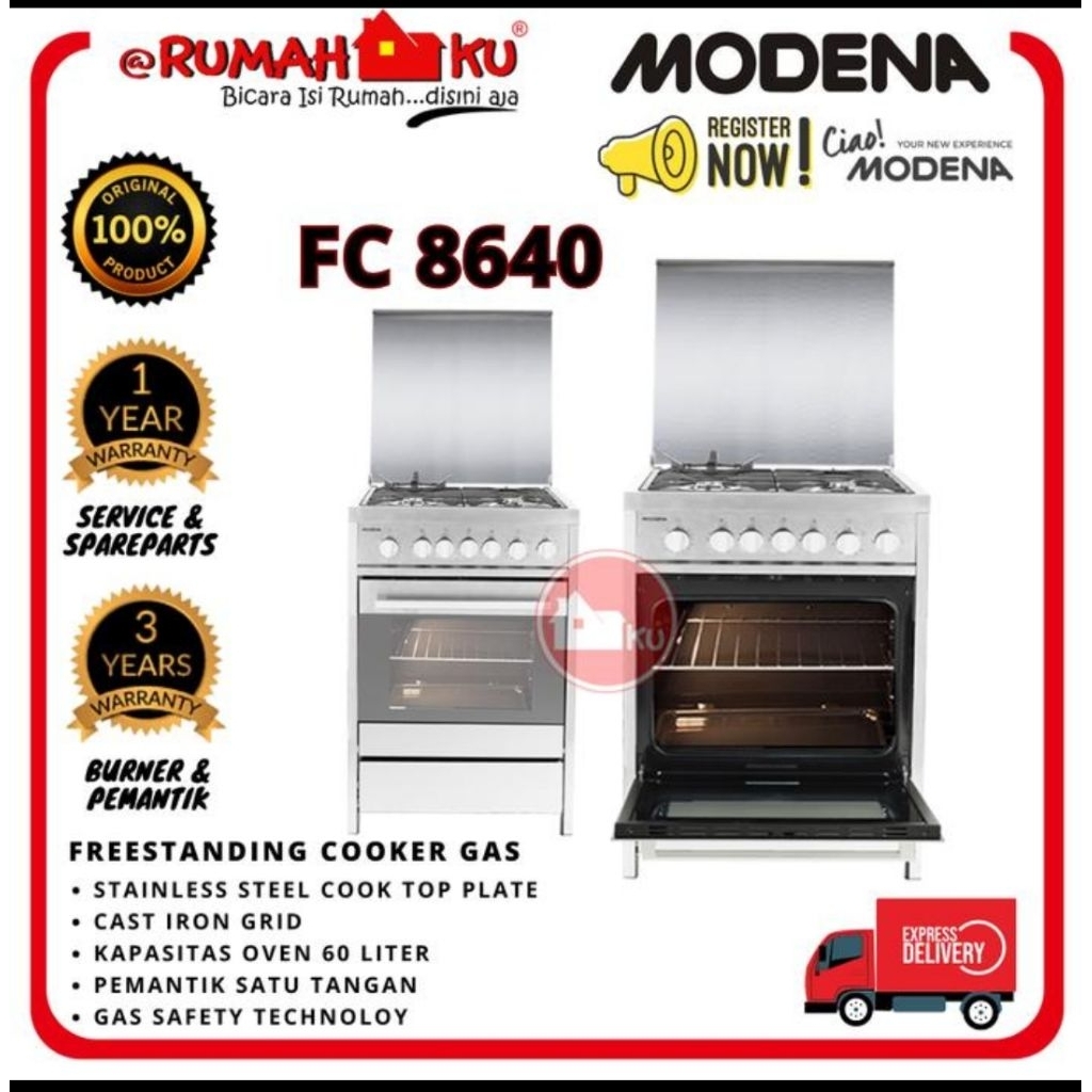 MODENA FREESTANDING FC 8640 60CM/FC8640