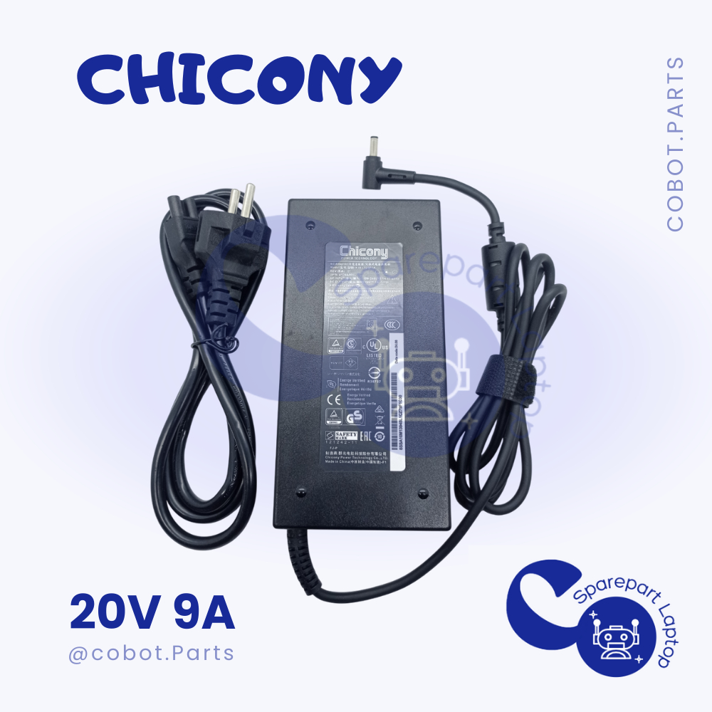 CHARGER ADAPTOR LAPTOP MSI BRAVO 15 B7ED RYZEN 5-7535HS RX6550M 20V-9A 180W
