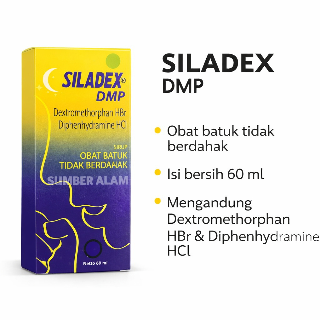 SILADEX DMP / SILADEX KUNING 60ML / OBAT BATUK TDK BERDAHAK